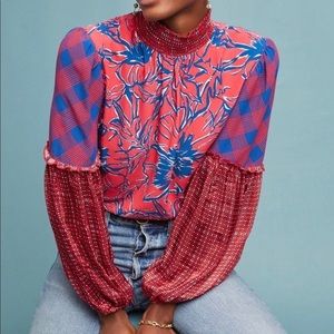 Anthropologie Vivant Peasant Blouse